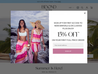 beyondbyvera.com screenshot