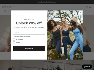 beyondyoga.com screenshot