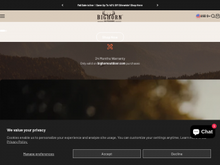 bighornoutdoor.com screenshot