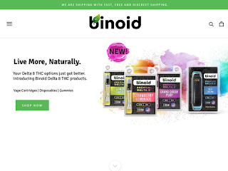 binoidcbd.com screenshot