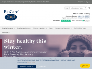 biocare.co.uk screenshot