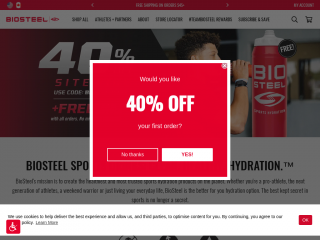 biosteel.com screenshot