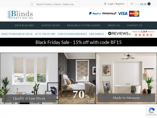 blindsdirectonline.co.uk screenshot