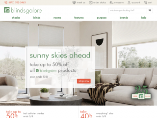 blindsgalore.com screenshot