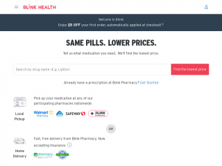 blinkhealth.com screenshot