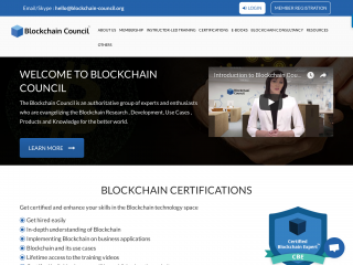 blockchain-council.org screenshot