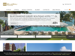 bluebayresorts.com screenshot