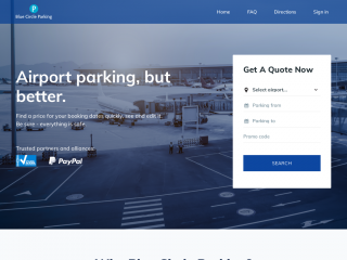 bluecircleparking.co.uk screenshot