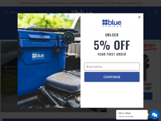 bluecoolers.com screenshot