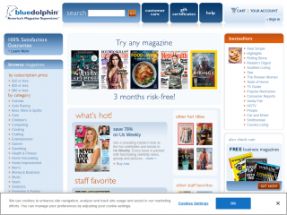 bluedolphin-magazines.com screenshot