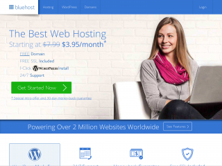 bluehost.com screenshot