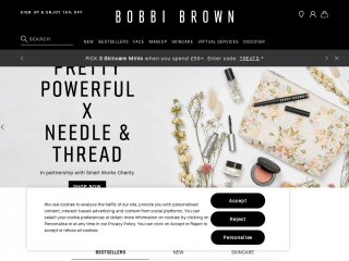 bobbibrown.co.uk screenshot