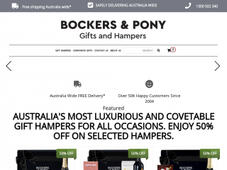 bockersandpony.com.au screenshot