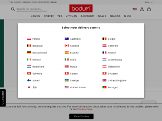 bodum.com screenshot