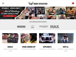 bodyspartan.com screenshot