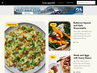 bonappetit.com screenshot