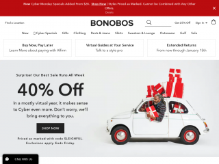 bonobos.com screenshot
