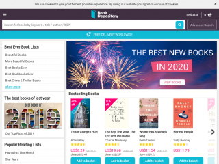 bookdepository.com screenshot