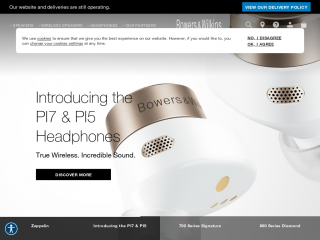 bowerswilkins.com screenshot