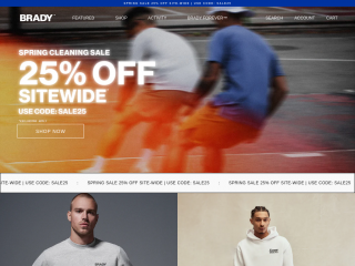 bradybrand.com screenshot