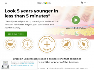 brazilianskin.com screenshot