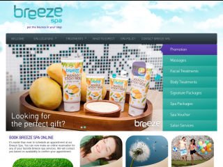breeze-spa.com screenshot