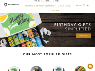 brewquets.com.au screenshot