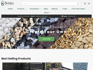 brisks.co.uk screenshot