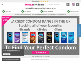 britishcondoms.uk screenshot