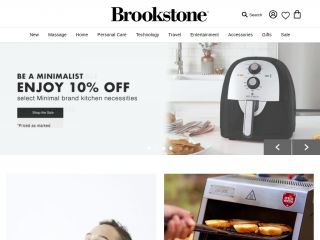 brookstone.com screenshot