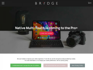 brydge.co.uk screenshot