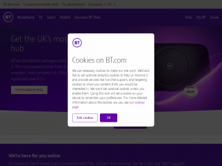 bt.com screenshot