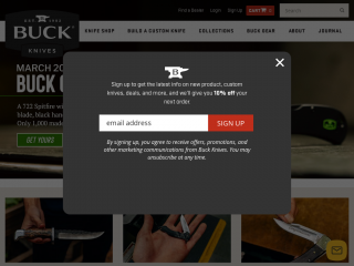 buckknives.com screenshot