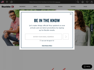 buckle.com screenshot