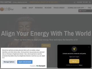 buddhapowerstore.com screenshot