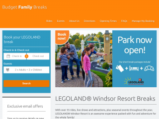 budgetfamilybreaks.co.uk screenshot