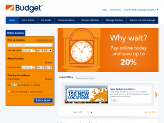 budgetinternational.com screenshot