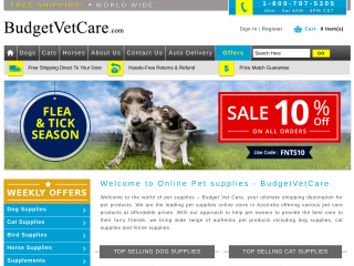 budgetvetcare.com screenshot
