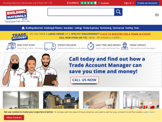 buildingmaterials.co.uk screenshot