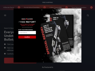 bulletproofbodyguard.com screenshot