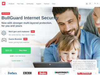 bullguard.com screenshot