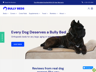 bullybeds.com screenshot