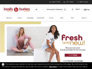 burkesoutlet.com screenshot