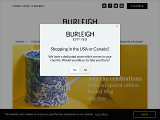 burleigh.co.uk screenshot