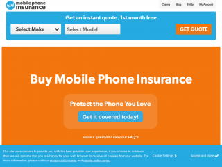 buymobilephoneinsurance.com screenshot