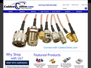 cablesonline.com screenshot