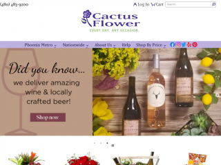 cactusflower.com screenshot