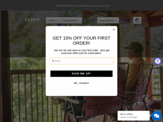 caddissports.com screenshot