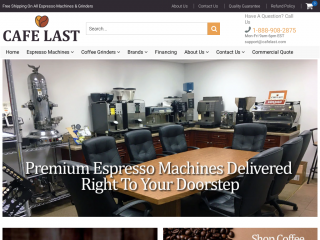 cafelast.com screenshot