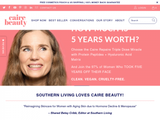 cairebeauty.com screenshot